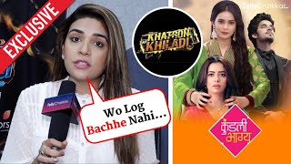 KKK 13 Anjum Fakih ने Kundali Bhagya छोड़ Reality Shows में आने पर कही बड़ी बात  Exclusive [upl. by Nywled533]