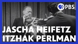 Jascha Heifetz Tests Itzhak Perlmans Skills [upl. by Abel]