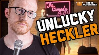 Heckler Owned in 60 seconds Heckler Loses Badly  Steve Hofstetter [upl. by Anifares5]