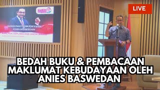 Bedah Buku amp Pembacaan Maklumat Kebudayaan oleh Anies Baswedan mrohmanofficial [upl. by Nagard]