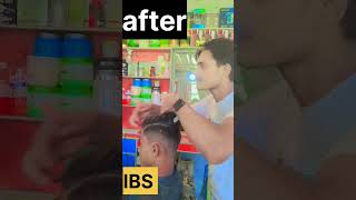 Hair artist Isha Bhai before after hair transformation IBS ishabhai hairstyle shorts [upl. by Swisher962]