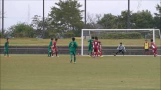 徳島北高校 全得点2016年徳島県高校サッカー選手権大会 阿南高専戦 [upl. by Artap]