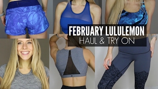 February Lululemon Haul amp Try On  Keltie OConnor [upl. by Ernest]