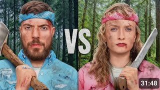 Men Vs Women Survive The Wilderness For 500000 [upl. by Dwight]