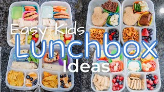 Kids School Lunch Ideas 5 Easy amp Simple Meals [upl. by Jammin]