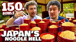 I Tried Japans Most INSANE Noodle Challenge [upl. by Gladdie]