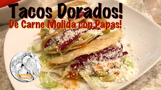 Tacos de Carne Molida con Papas [upl. by Chandless]