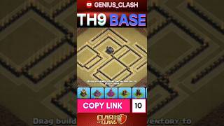 New TH 9 War Base Copy Link clashofclans th9 coc [upl. by Urbano]