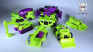 G1 Transformer Toy Upgraded DevastatorGenerations Combiner Wars Devastator amp DNA Design DK 01 大力神 [upl. by Adnoraj]