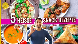 5 Party Snacks mit WowFaktor  Silvester Essen Ideen [upl. by Torry]