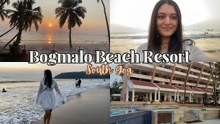 Bogmalo Beach Resort Goa Tour  Vlog  Best Beachside Resort in South Goa  Divya V [upl. by Layol]