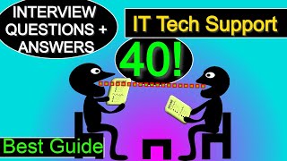 40 IT Tech Support Interview Question And Answers Sys Admin  Light Networking [upl. by Norrahs109]