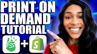 Print on Demand Tutorial with Printify and Shopify StepbyStep [upl. by Annahsirhc241]