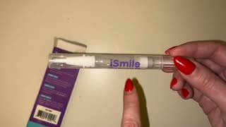 iSmile Teeth Whitening Pen  35 Carbamide Peroxide No Sensitivity TravelFriendly Honest Review [upl. by Merari]