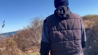 Walking some of the trails at Black Point fishing in Narragansett [upl. by Hsinam]