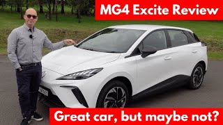 MG4 Excite Review  Australias cheapest EV but should you buy it [upl. by Amend494]