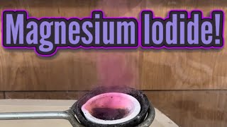 Synthesizing Magnesium Iodide in RamZland⚗️ MgI2→ MgI2 STEM ScienceForKids ramzland [upl. by Magner]