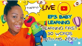 Eps3 Teaching Baby to talkLearning with MsZoey [upl. by Ferna]