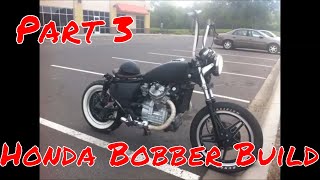 HONDA CX500 BOBBER PROJECT  Bike Build 3 [upl. by Weinstein398]