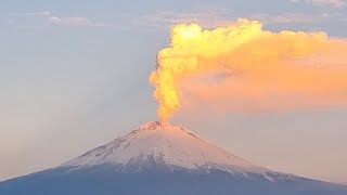 Actividad Volcán Popocatépetl está en vivo [upl. by Seale]