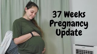 37 Weeks Pregnant Almost Due [upl. by Nidnarb]