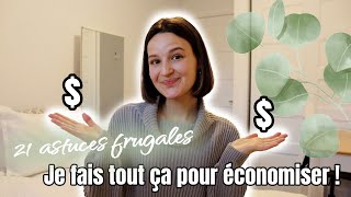 21 astuces frugales que japplique dans mon quotidien Vivre endessous de ses moyens amp économiser 💸 [upl. by Aniratac]