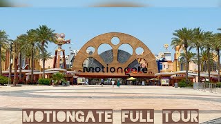 Motiongate full tour  Dubai  parks amp rides  dubai parks and resorts rides adventure [upl. by Ponce495]