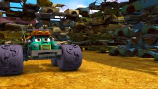 Bigfoot Presents Meteor and the Mighty Monster Trucks  Episode 21  quotAMazeing Racequot [upl. by Jamill549]