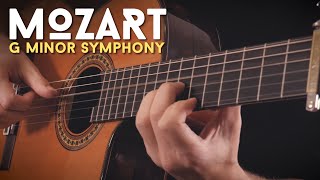 MOZART  Symphony No 40 Gm Guitar Cover  TABs [upl. by Broder77]