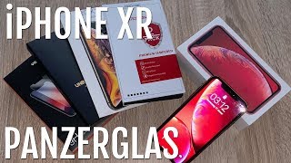 iPhone XR Panzerglas – Alle 4 Varianten im Test [upl. by Nerac]