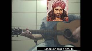 Sandokan sigla anni 80 accordi semplici per chitarra [upl. by Askwith837]