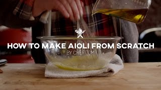 How to Make Aioli from Scratch  Tips amp Techniques by All Things Barbecue [upl. by Kirima]