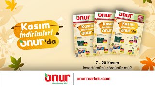 Kasım İndirimleri Onurda Başladı [upl. by Sumedocin]