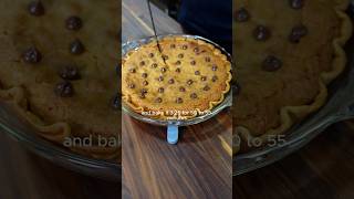 GOOEY Chocolate Chip Cookie Pie shorts [upl. by Rakia2]