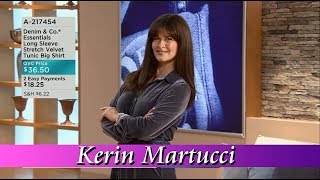 QVC Model Kerin Martucci [upl. by Sirromed998]