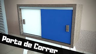 Como Instalar Kit Para Portas de Correr Conjuntos de Móveis [upl. by Manaker962]