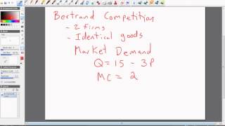 Oligopoly Bertrand Competition with Identical Goods [upl. by Eras]