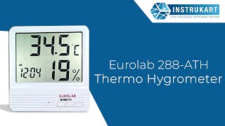 Eurolab 288ATH Thermo Hygrometer Instrukart [upl. by Yenffit969]