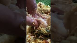 Homemade Thalassery Dum Biryani Eating chickenbiryani shorts [upl. by Mellman227]