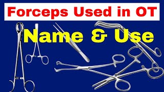 Type of forceps in OT  Instrument in OT  forceps used in OT  nursing video [upl. by Drahcir]