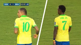 Vinicius amp Raphinha vs Venezuela 14112024  World Cup Qualifiers 2026 [upl. by Munford976]