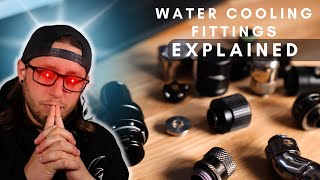 How To Water Cool A PC For BEGINNERS Fittings Ep4 [upl. by Elahcar]