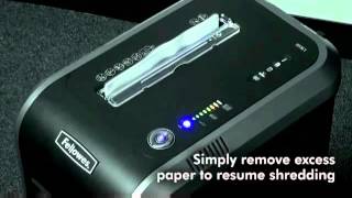 Fellowes 99Ci Shredder Demo  UK [upl. by Llerdnam]