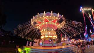 Kettenflieger  Fuhrmann Offride  Düsseldorf Rheinkirmes 2024  Kirmes Fahrgeschäft [upl. by Farrell]