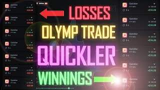 Olymp Trade Quicker Strategy  LOSS TO WINNINGS [upl. by Karna]