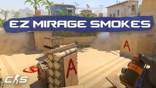 CS2 Mirage  EVERY TSide Smoke in UNDER 2 MINUTES [upl. by Karas]