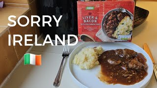 LIVER amp BACON with COLCANNON MASH ASDA Food Review [upl. by Icyac]