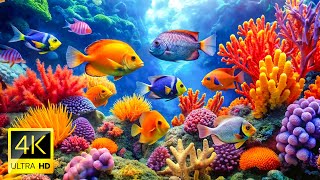 Cute Baby Sea Animals 4K ULTRA HD  Relaxing Aquarium Sounds For Study Or Relaxation [upl. by Venita281]