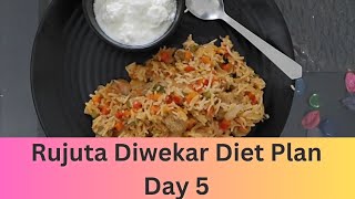 I Tried Rujuta Diwekar Diet plan for weight loss Day 5 [upl. by Nuaj]