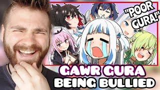 First Time REACTING to Hololive Gawr Gura getting Bullied for 8 Minutes  HOLOLIVE REACTION [upl. by Namien]